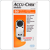 Тест-полоски Акку-Чек Мобайл 50 штук (тест-кассета Accu-check Mobile)