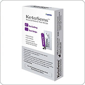 Тест-полоски КетоСенс 50 штук (KetoSens b-ketones) для CareSens Dual