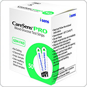 Тест-полоски КэаСенс ПРО 50 штук (CareSens PRO) для CareSens Dual на глюкозу
