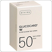 Тест-полоски Глюкокард Вау (Glucocard W), 50 штук