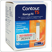 Тест-полоски Контур ТС 50 штук (Contour TS)