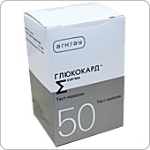 Тест-полоски Глюкокард Сигма (Glucocard Sigma), 50 штук