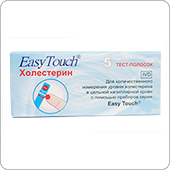 Тест-полоски ИзиТач (EasyTouch) холестерин, 5 штук