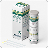 Тест-полоски Биоскан на белок в моче, 50 штук (протеин)