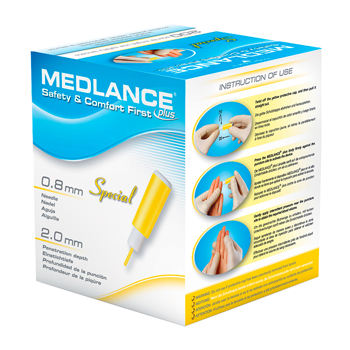 Одноразовые ланцеты Medlance Plus Special (специальные) для ...