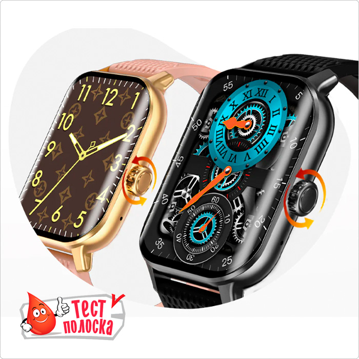 Rogbid Rowwatch 4 - еще один аналог Apple Watch из Китая с функцией мониторинга уровня сахара в крови