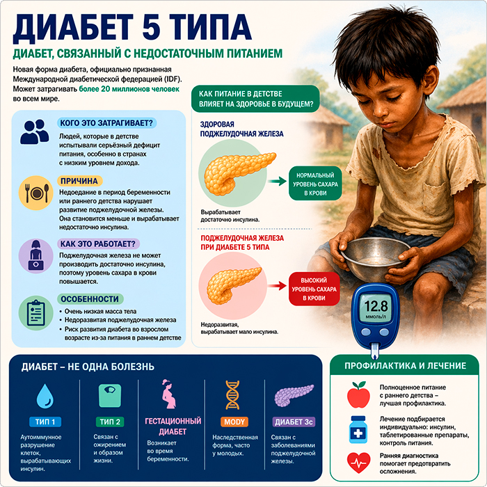 Диабет 5 типа