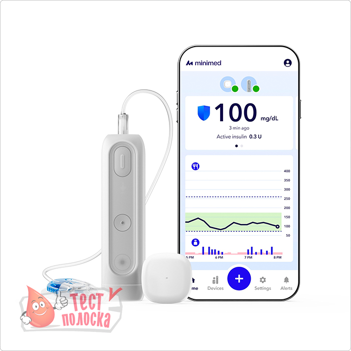 Инсулиновая помпа Минимед Флекс компактная без экрана