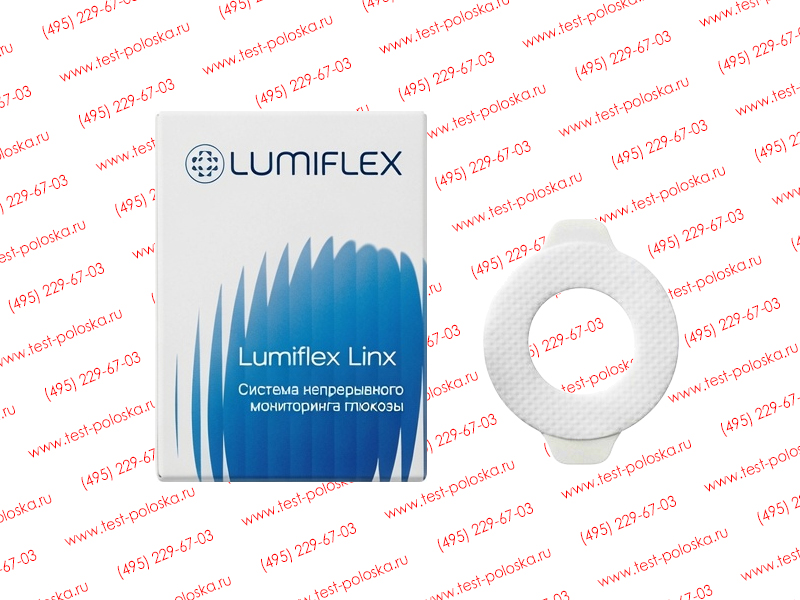Датчик глюкозы Lumiflex Linx на 14-16 дней люмифлекс линкс links