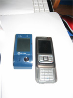 Сравнение глюкометра Клевер Чек с сотовым телефоном Nokia